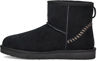 UGG Classic Mini Deco Suede Boot 'Black' 1115565-BLK UGG Classic Mini Deco Suede Boot 'Black' 1115565-BLK