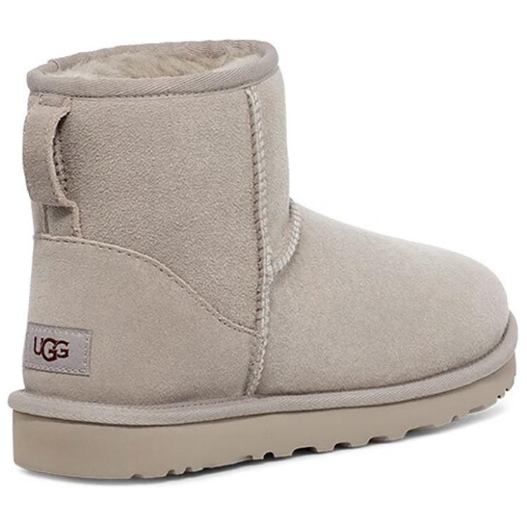 Shop UGG 羊皮毛一體 圓頭套穿 低筒 雪地靴 男款 火山岩色