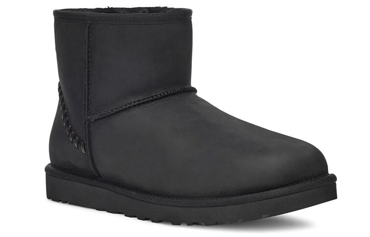 UGG Classic Mini Deco Snow Boots 'Black' 圖 3