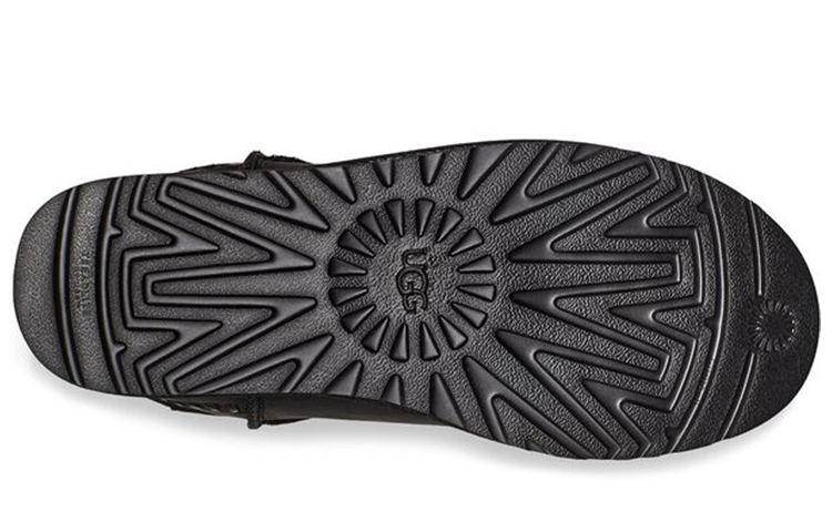 UGG Classic Mini Deco Snow Boots 'Black' 圖 6