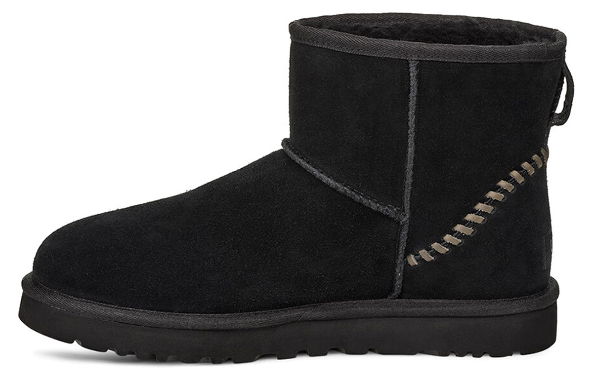 Buy UGG Classic Mini Deco Suede 'Hitam' 1109952-BLK