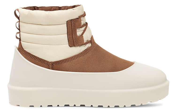 Order UGG Botas Clásicas Mini Lace-Up Impermeables Chestnut Whitecap 1120849-CWGY