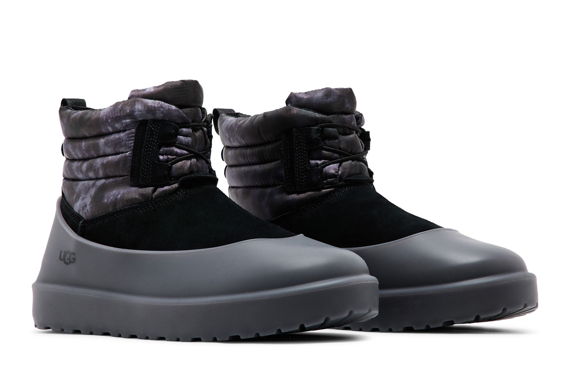 Cheap UGG クラシック ミニ レースアップ ウェザー ブーツ ''ブラック'' 1143990-BLK