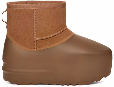 Lookbook UGG經典迷你泵型塑膠靴 ''栗色'' 1158370-CHE