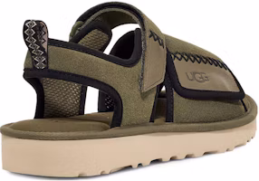 Shop UGG 經典涼鞋 二層牛皮 舒適休閒 時尚涼拖 男款 苔綠色