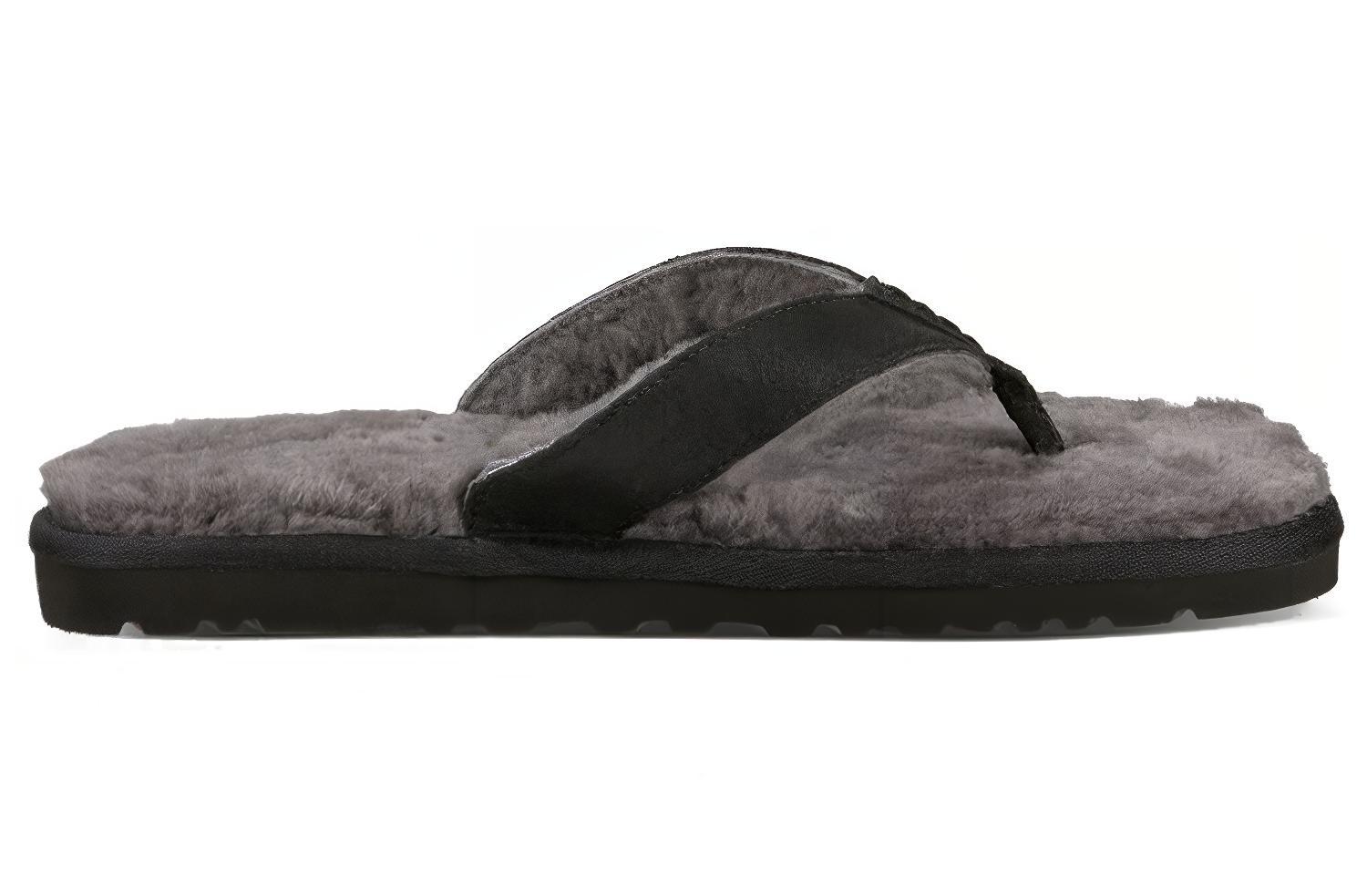 Order UGG 經典涼鞋 百搭舒適 休閒時尚拖鞋 黑色