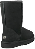 Shop UGG Classic Short Boot Black 5800-BLK