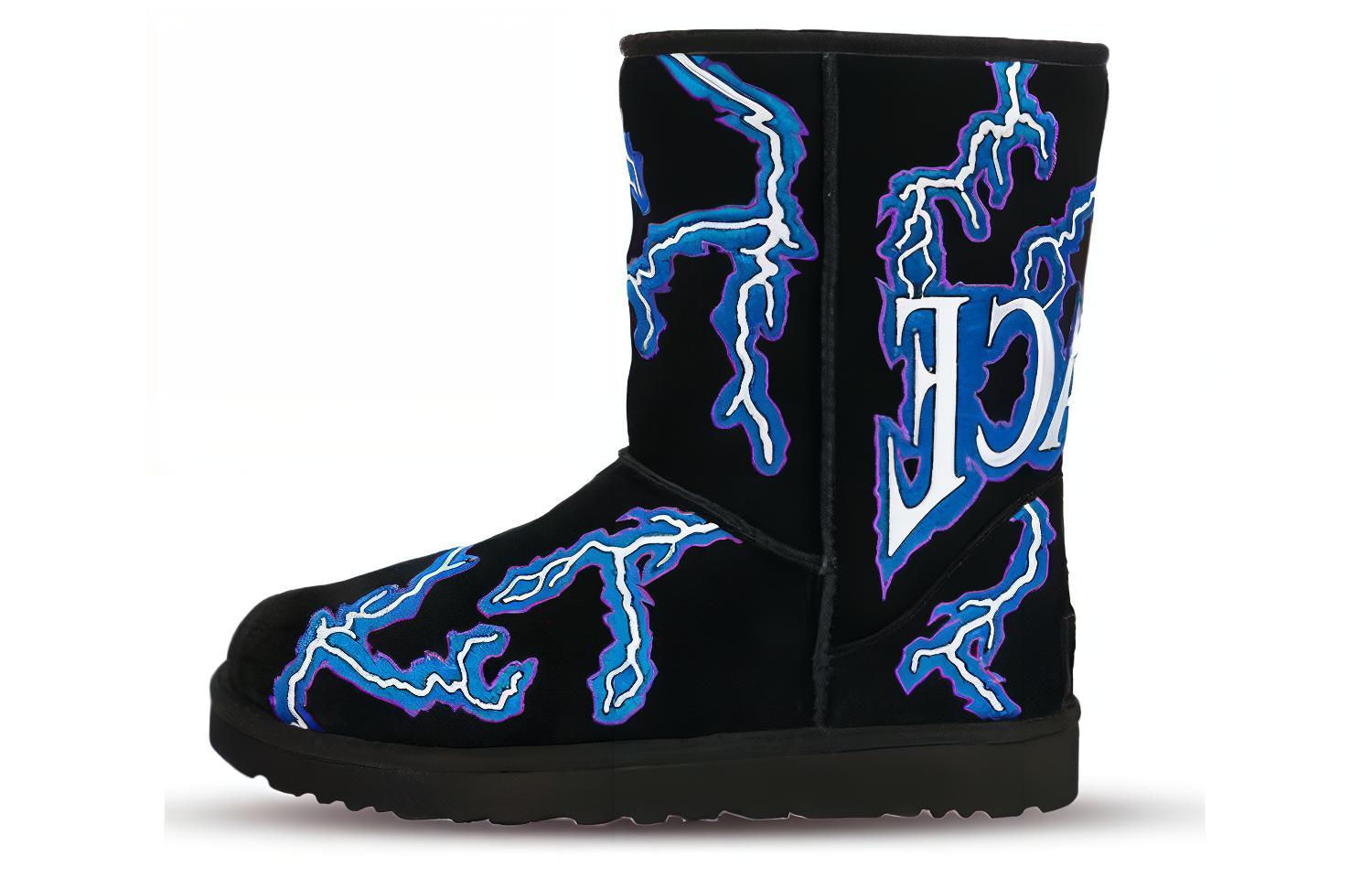 UGG Classic Short Boot Palace Lightning Black 1153570-BLK