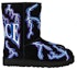 Order UGG Classic Short Boot Palace Lightning Hitam 1153570-BLK