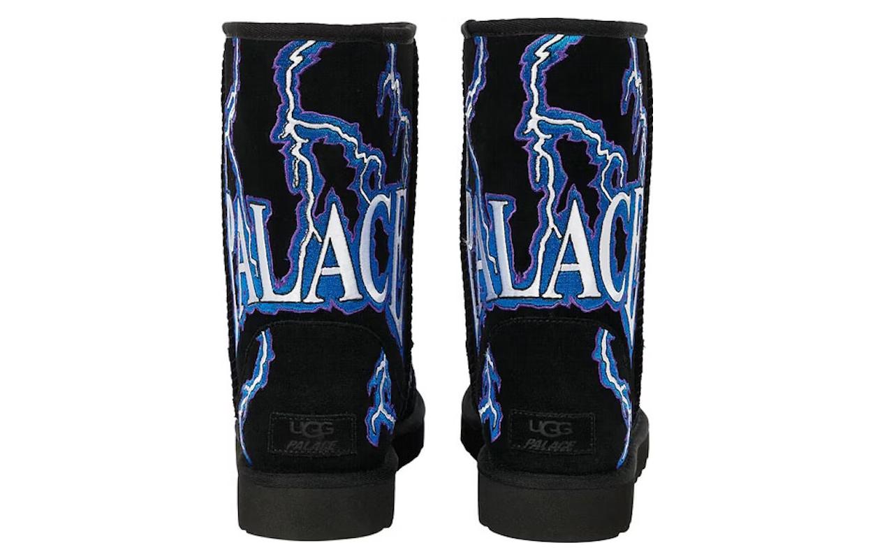 Shop UGG Classic Short Boot Palace Lightning Hitam 1153570-BLK