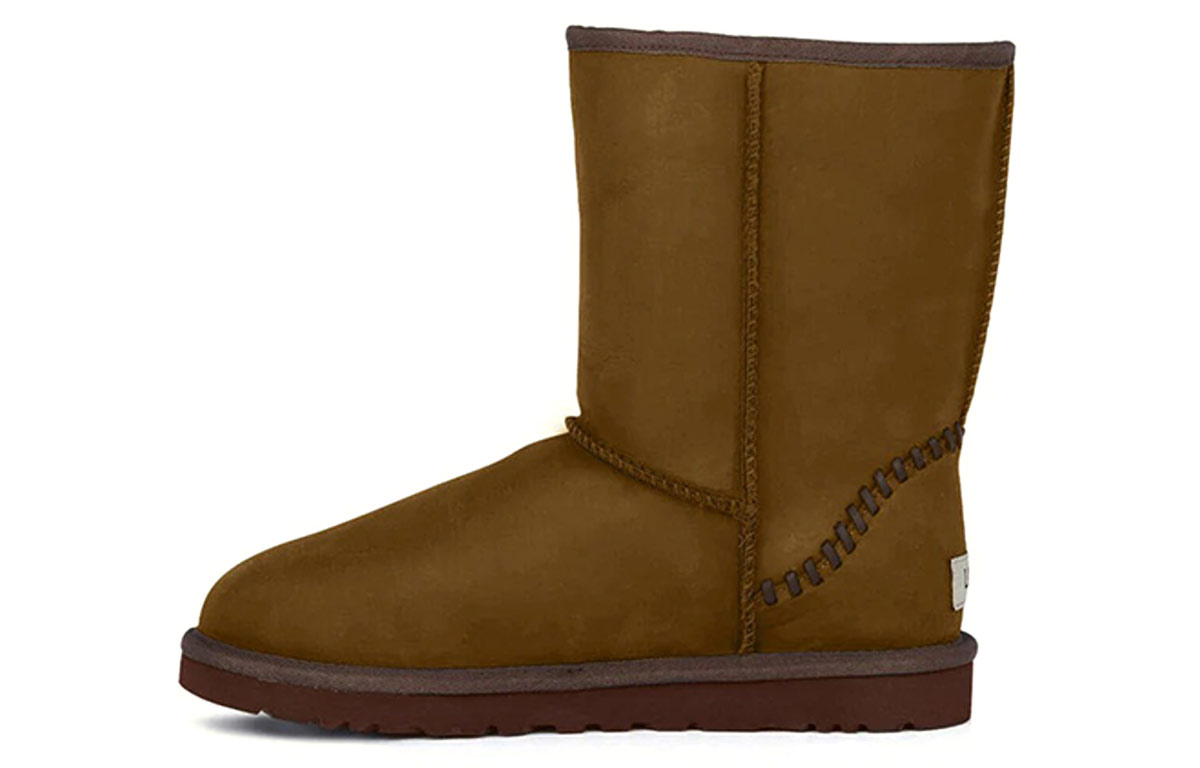 UGG Classic Short Deco Snow Boots Brown 1110042-CHE