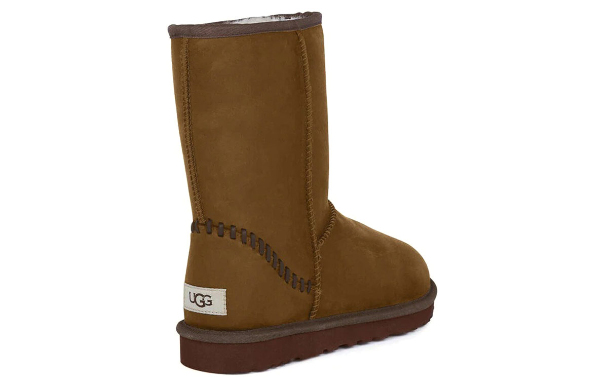 Shop UGG Classic Short Deco Snow Boots Brown 1110042-CHE