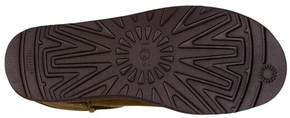 UGG Classic Short Deco Snow Boots Brown 1110042-CHE Details for UGG Classic Short Deco Snow Boots Brown 1110042-CHE