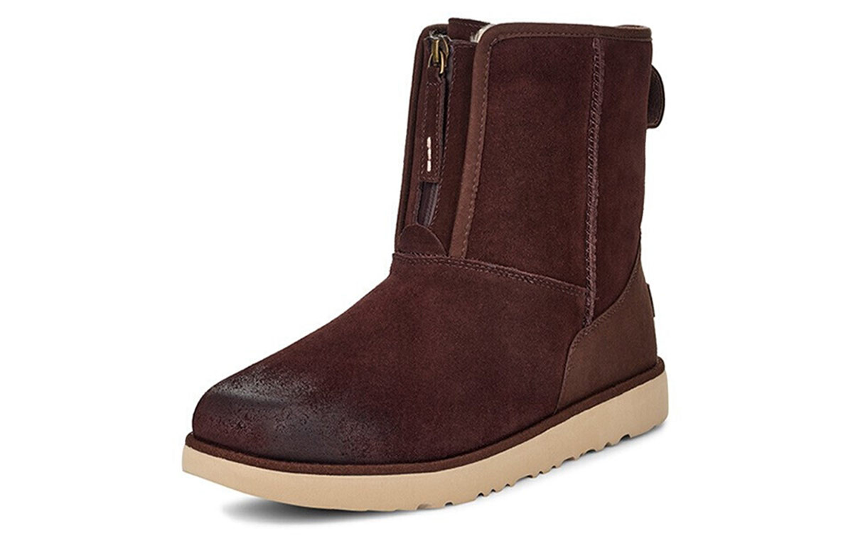 Order UGG Classic Short Boot Zip Depan 'Stout Brown' 1106438-STT