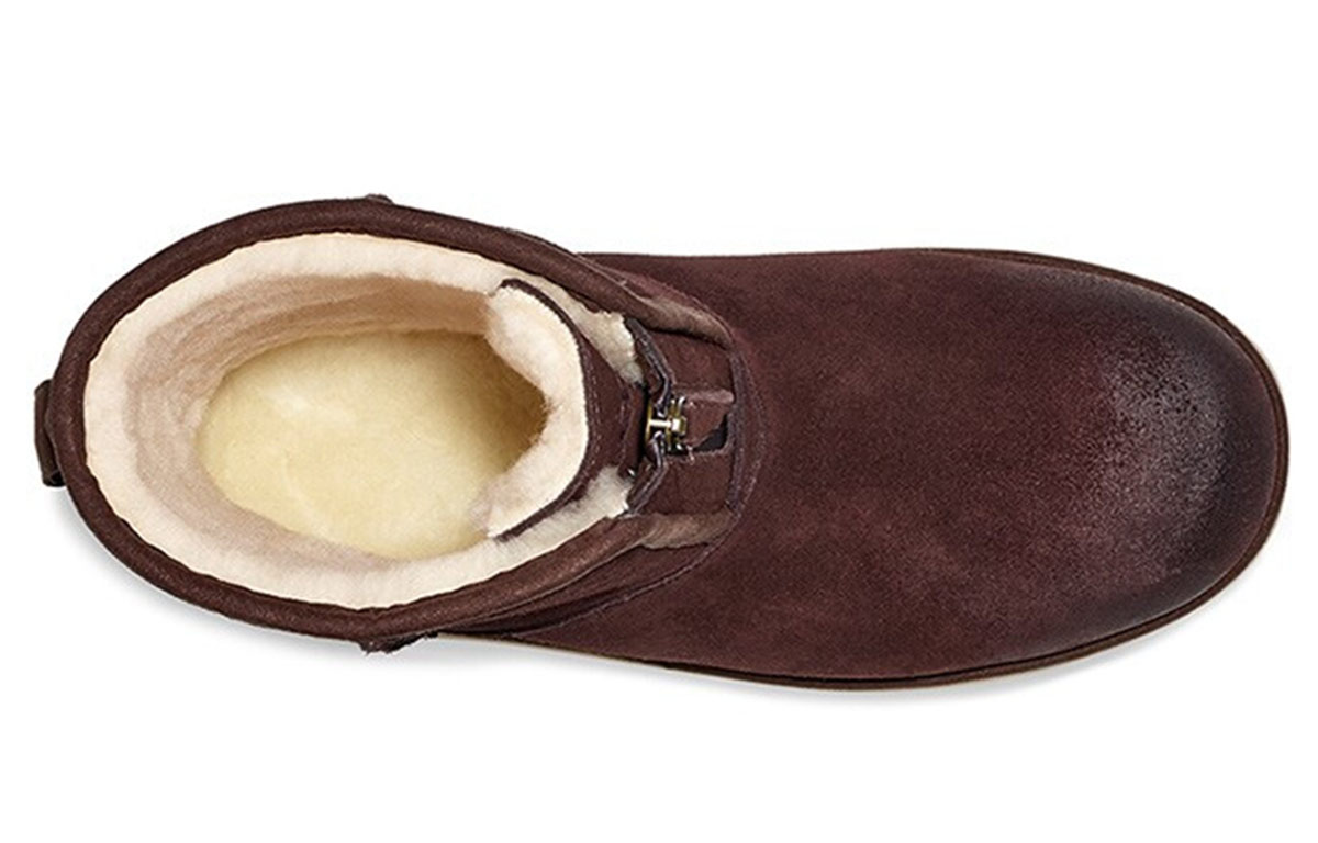 Purchase UGG Classic Short Boot Zip Depan 'Stout Brown' 1106438-STT