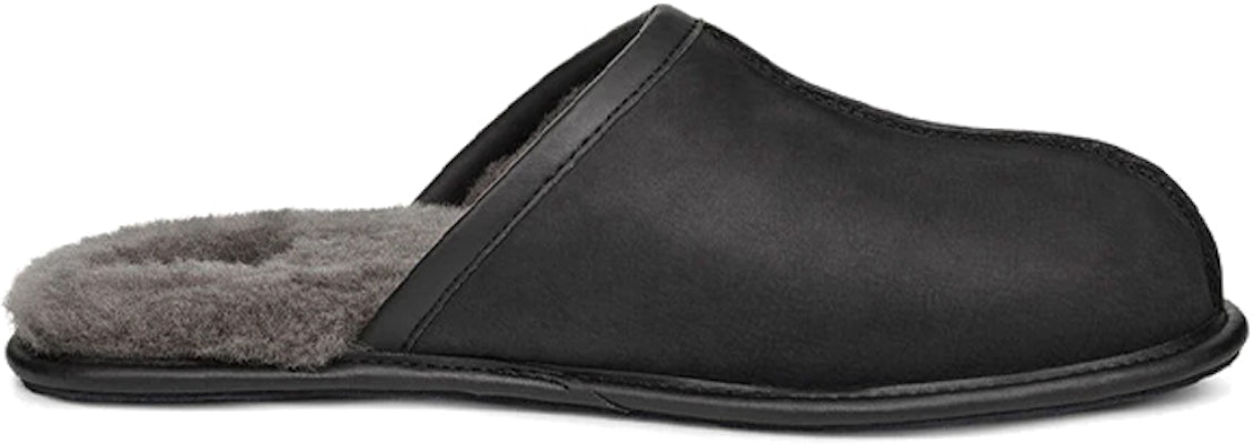 UGG Selipar Kulit Hitam 1108192-BLK Order UGG Selipar Kulit Hitam 1108192-BLK