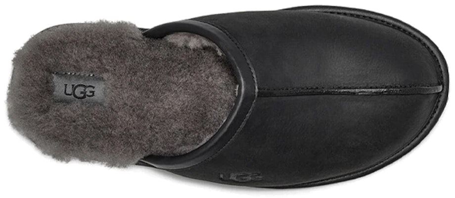 Zapatillas Pantuflas UGG Scuff de Cuero Negras 1108192-BLK Shop Zapatillas Pantuflas UGG Scuff de Cuero Negras 1108192-BLK
