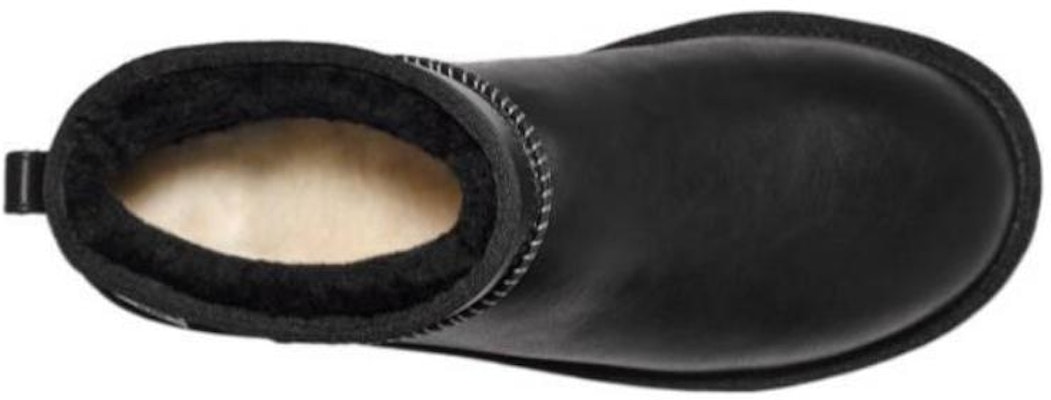 UGG Classic Ultra Mini LTHR Regen 'Black' 1158191-BLK Purchase UGG Classic Ultra Mini LTHR Regen 'Black' 1158191-BLK