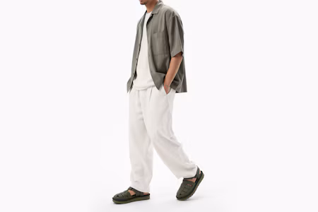 Order UGG Dune Fisherman Leder Sandalen Grün. 1102694-MSG