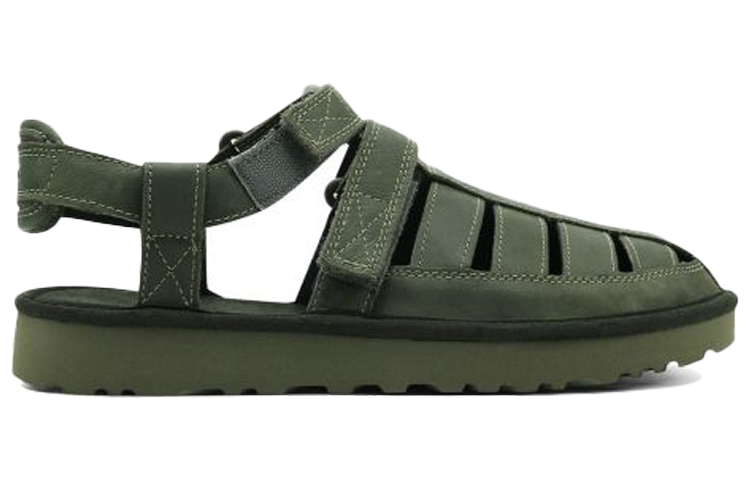 Lookbook Sandal Hijau Kulit Sapi UGG Dune Fisherman 1102694-MSG
