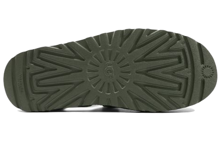 Cheap Sandal Hijau Kulit Sapi UGG Dune Fisherman 1102694-MSG