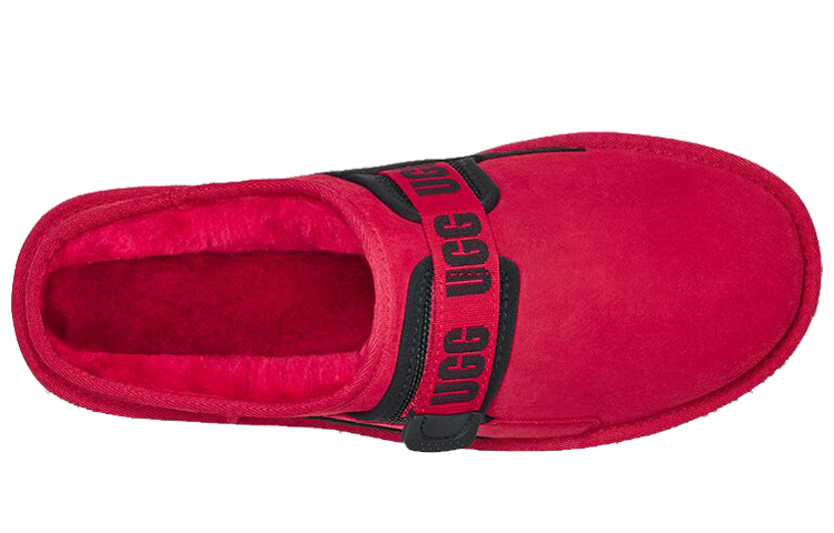 Shop UGG度納釋放時髦拖鞋 紅色