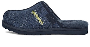 UGG Embroidered Slide The Elder Statesman 1159930-BLU UGG Embroidered Slide The Elder Statesman 1159930-BLU