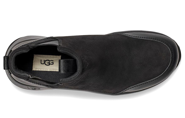 Shop UGG Emmett Chelsea Weather 'Black Leather' 1121455-BLLE