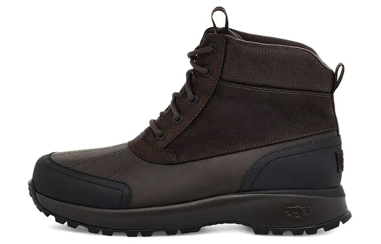 Buy UGG Emmett Duck 舒適耐磨 及踝 雪地靴 男款 咖啡色