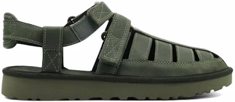 UGG 듄 피셔맨 그린 카우하이드 샌들 1102694-MSG Order UGG 듄 피셔맨 그린 카우하이드 샌들 1102694-MSG