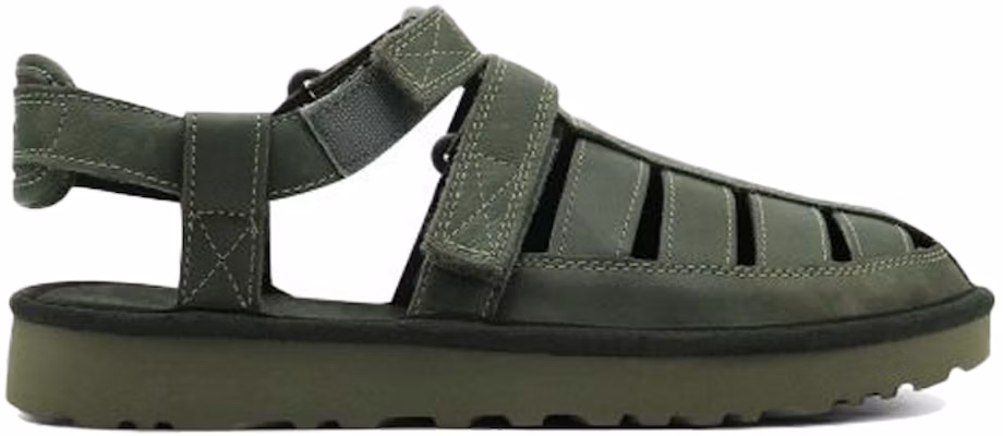 UGG Sandalias Verdes Piel de Vaca Estilo Pescador Dune. 1102694-MSG Order UGG Sandalias Verdes Piel de Vaca Estilo Pescador Dune. 1102694-MSG