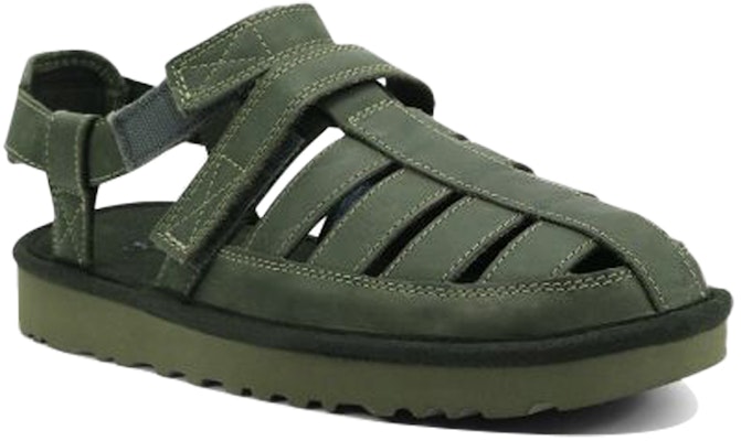 UGG Dune Fisherman Cowhide Green Sandals 1102694-MSG Lookbook UGG Dune Fisherman Cowhide Green Sandals 1102694-MSG