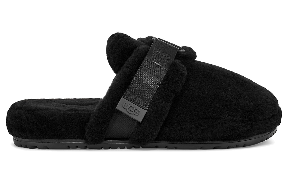 Order UGG Fluff 黑色“简约舒适时尚拖鞋” 1118150-BTFL