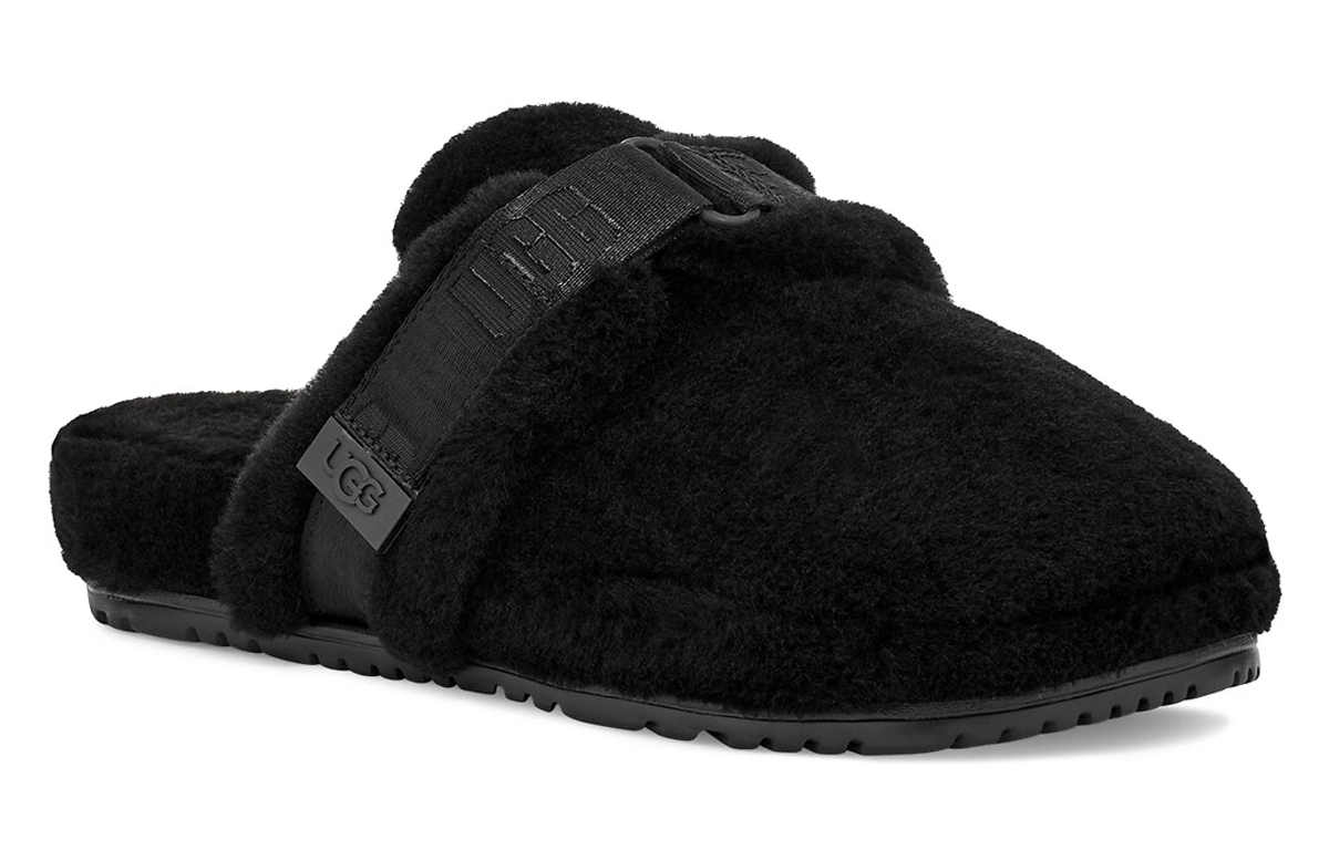 Lookbook UGG Fluff 黑色“简约舒适时尚拖鞋” 1118150-BTFL