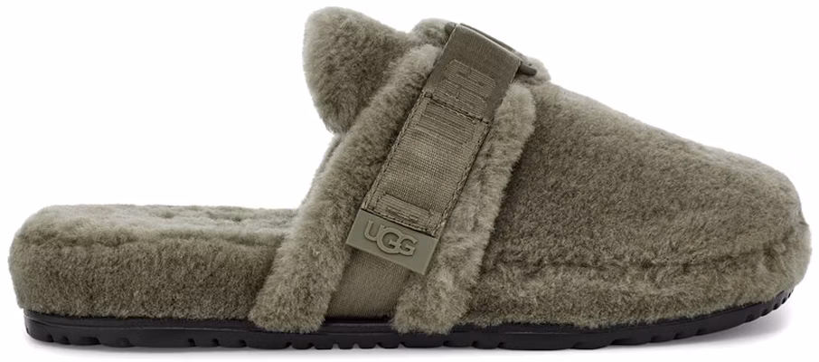 UGG Fluff Slide 'Olive' Sandalias Peludas Mujer Verde Oliva 1118150-BOFF Order UGG Fluff Slide 'Olive' Sandalias Peludas Mujer Verde Oliva 1118150-BOFF