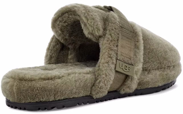 UGG Fluff Slide 'Olive' Sandalias Peludas Mujer Verde Oliva 1118150-BOFF Purchase UGG Fluff Slide 'Olive' Sandalias Peludas Mujer Verde Oliva 1118150-BOFF