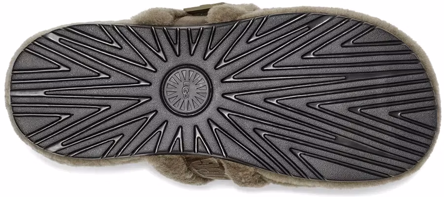 UGG Fluff Slide 'Olive' Sandalias Peludas Mujer Verde Oliva 1118150-BOFF Details for UGG Fluff Slide 'Olive' Sandalias Peludas Mujer Verde Oliva 1118150-BOFF
