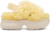 Order UGG Fluff Gula Platform 'Kuning' 1117325-YEL