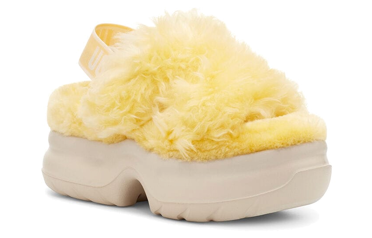 Lookbook UGG Fluff Sugar Platform 'Kuning' 1117325-YEL