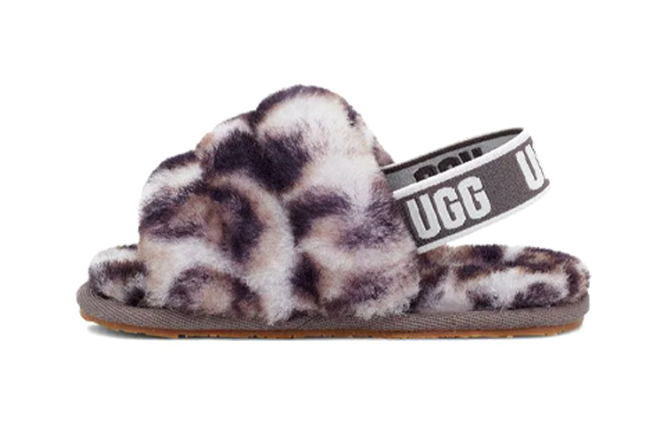 UGG Fluff Yeah Slide 'Leopard Print'