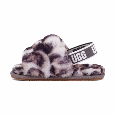 UGG Fluff Yeah Slide 'Leopard Print'