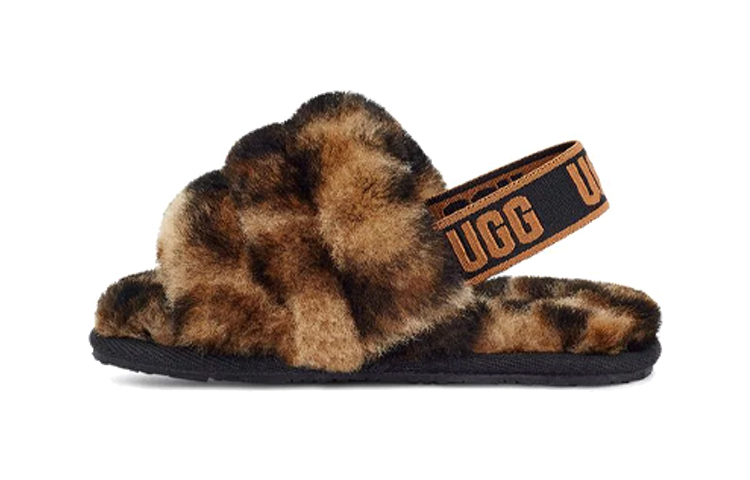 Buy UGG Fluff Yeah Slide 'Estampado Leopardo Crema Dulce' 1123641T-BTC