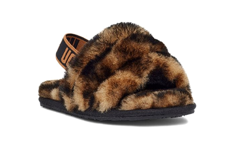 UGG Fluff Yeah Slide 'Leopard Print Cream Candy' 圖 3