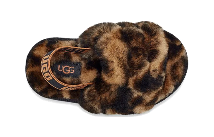 UGG Fluff Yeah Slide 'Leopard Print Cream Candy' 圖 4