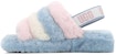 (W) Sandal UGG Fluff Yeah Pink Blue 1114751-PSTR