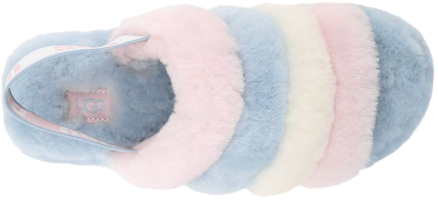 (Women) UGG Fluff Yeah Sandals Pink Blue 1114751-PSTR Purchase (Women) UGG Fluff Yeah Sandals Pink Blue 1114751-PSTR