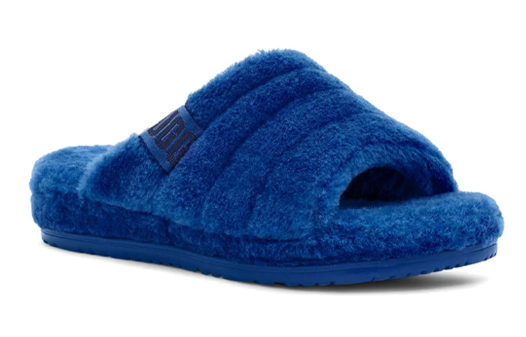 Lookbook UGG Fluff You 簡約毛絨時尚拖鞋 深藍