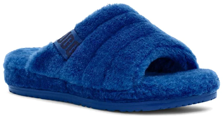 UGG Fluff You 簡約毛絨時尚拖鞋 深藍 Lookbook UGG Fluff You 簡約毛絨時尚拖鞋 深藍