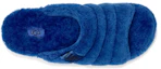 Shop UGG Fluff You 簡約毛絨時尚拖鞋 深藍