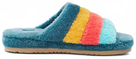 Order UGG Fluff You 舒適保暖 毛絨時尚拖鞋 海藍色